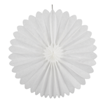 Schwer entflammbare Papier-Rosette 60 cm Ø - 0