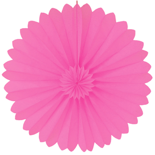 Flame retardant paper rosette 100 cm Ø