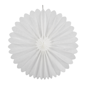 Flame retardant paper rosette 100 cm Ø