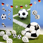 Football garland with shoes & footballs 90 cm - 1