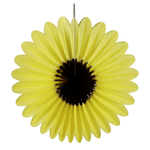 Sunflower blossom made of flame-retardant honeycomb paper  - 0