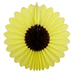 Sunflower blossom made of flame-retardant honeycomb paper  - 0