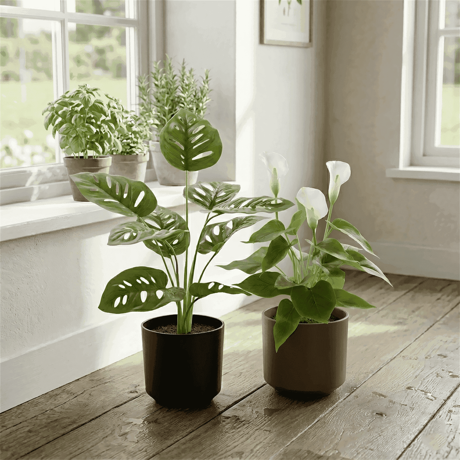 Plastic planter 21 cm - 616