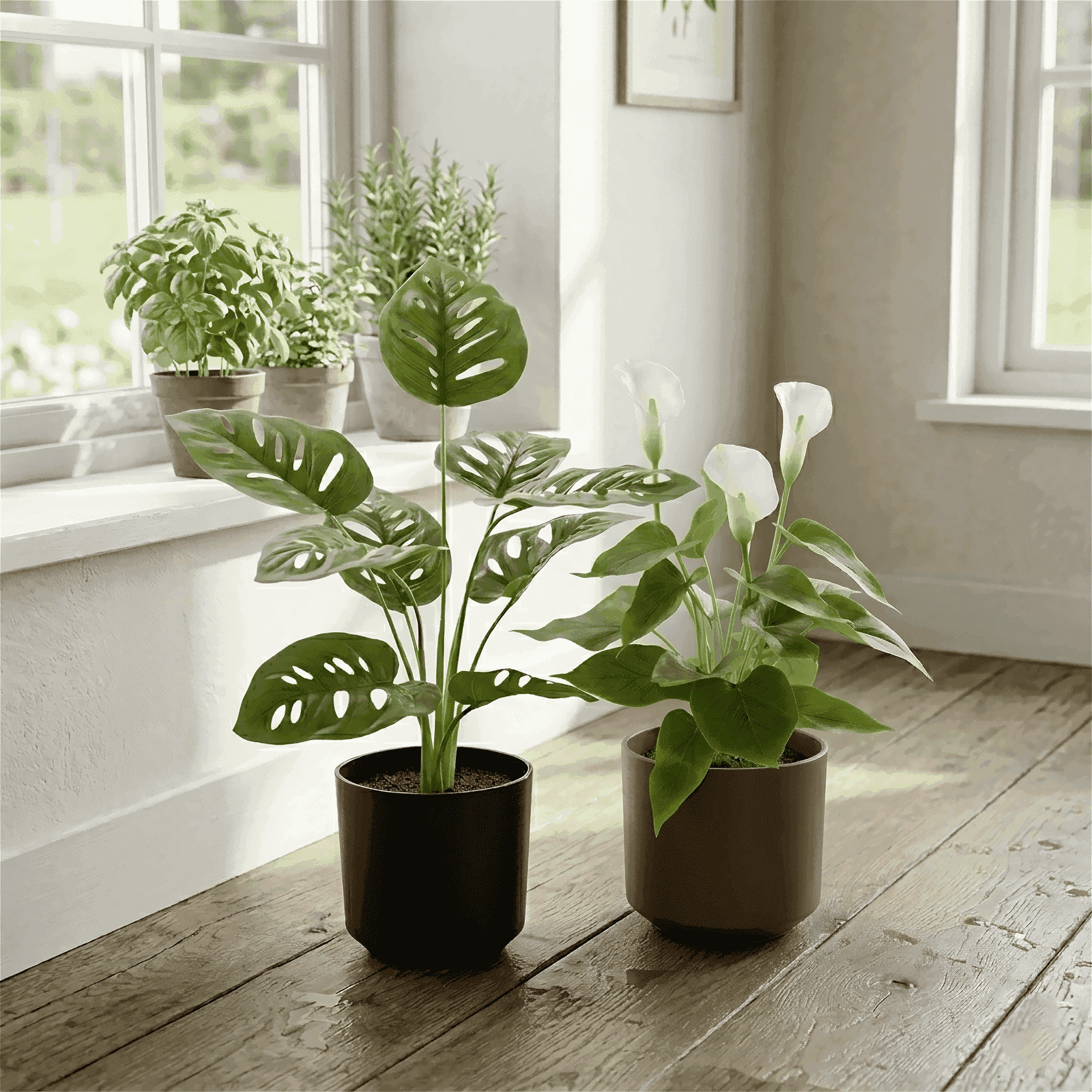 Jardinera de plástico 21 cm  - 31