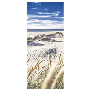 Flame retardant fabric banner dune landscape 75 x 180 cm