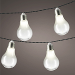 Solar light bulbs LED light chain 450 cm - 0