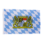 Decoración Oktoberfest Baviera bandera de palo 30 x 45 cm - 1