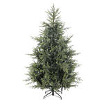 Sapin rouge artificiel 210 cm  - 0