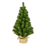 Decorative tree in jute sack - 0