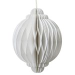 Honeycomb paper deluxe hanging ornament round 11.3 cm Ø - 0