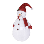 Bonhomme de neige XL en polyester 120 cm - 4