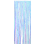 Iridescent tinsel curtain 200cm  - 0