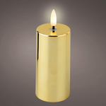 LED candle gold, battery-operated - 0