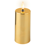 LED candle gold, battery-operated - 1