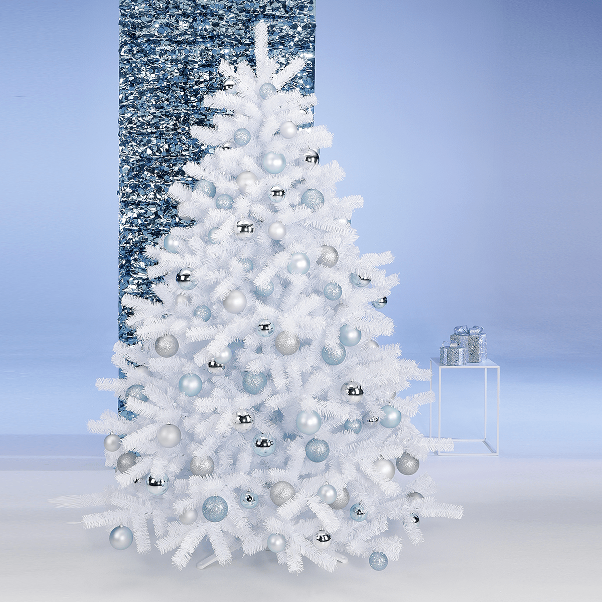 Artificial Christmas tree made of white Luvi, B1 - 5 Artificial Christmas tree made of white Luvi, B1 - 5