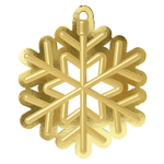 Display hanger snowflake gold - 0