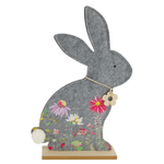 Felt rabbit stand 42 cm - 0