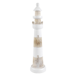 Faro decorativo de madera beige, 58 cm - 0