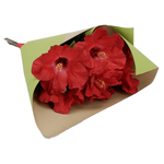Rama artificial de hibisco rojo 65 cm - 1