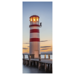 Schwer entflammbarer Stoffbanner Leuchtturm am Steg 75 x 180 cm - 0