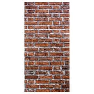 Flame retardant fabric banner brick wall 100 x 200 cm