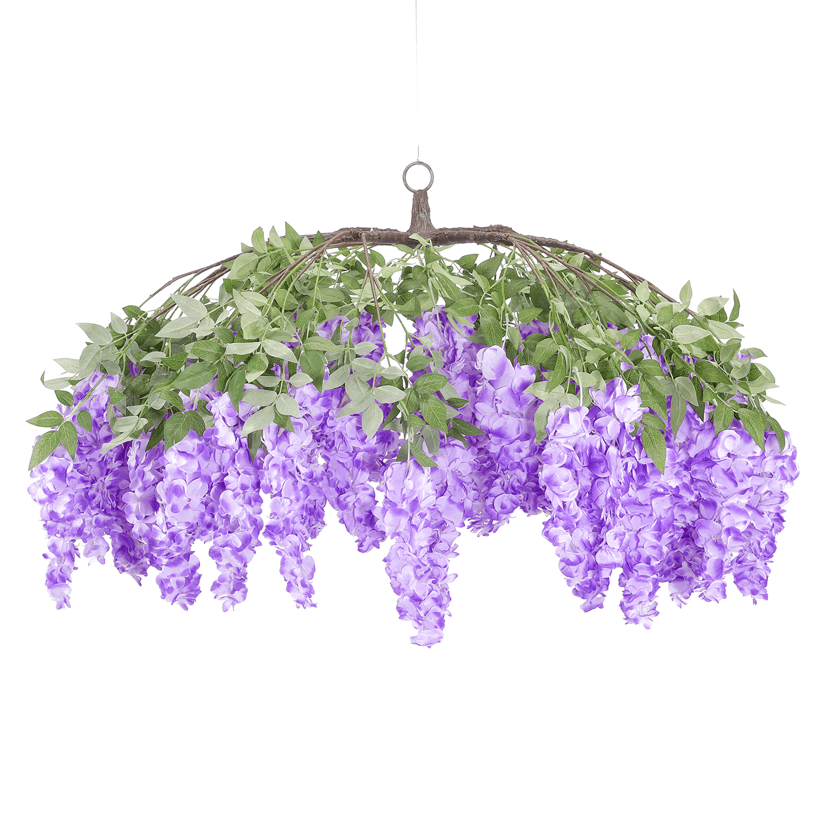 Künstliche Wisteria Hänger 130 cm Ø - 2 Künstliche Wisteria Hänger 130 cm Ø - 2