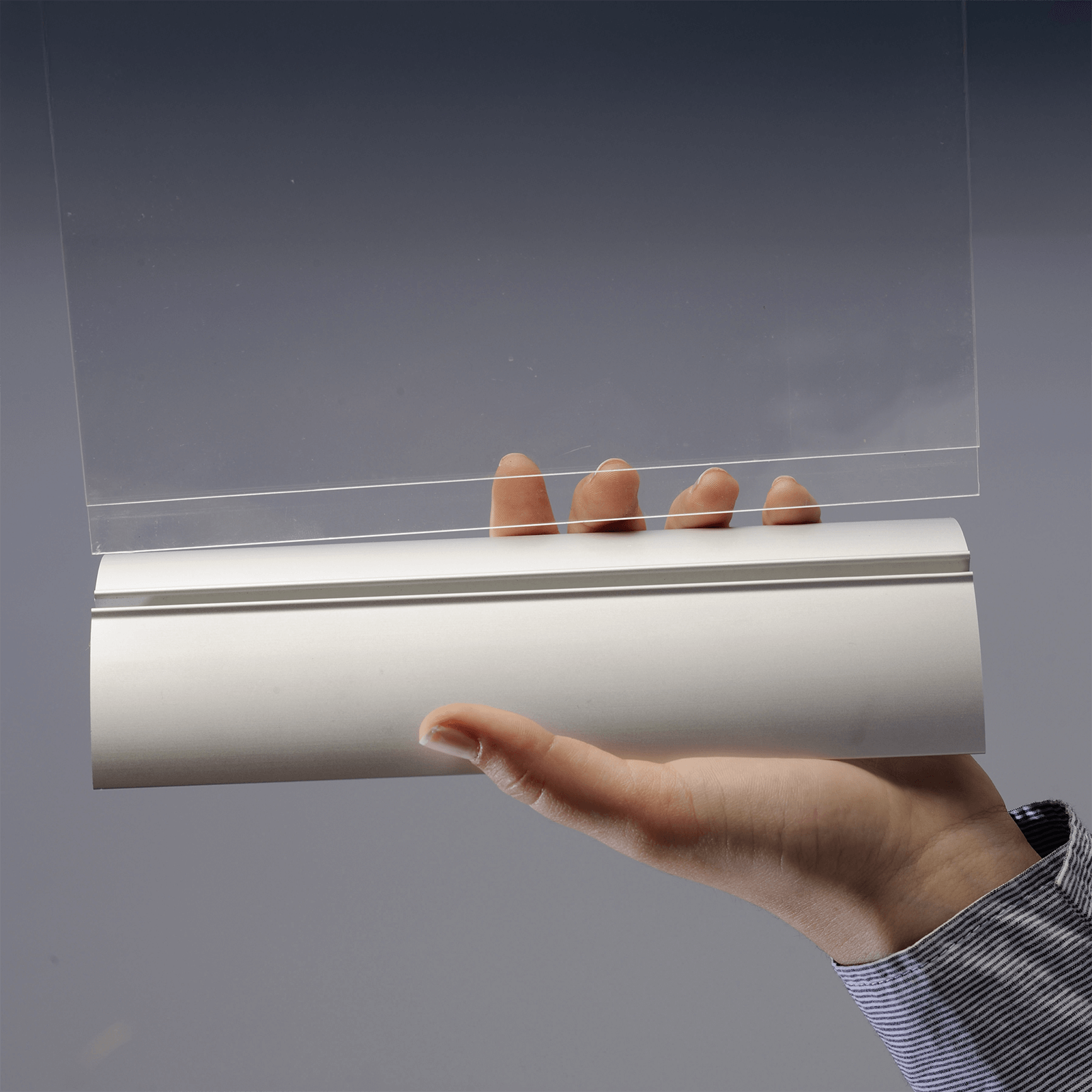 Menükartenhalter mit Klemmfuß aus Acryl - 4 Menükartenhalter mit Klemmfuß aus Acryl - 4