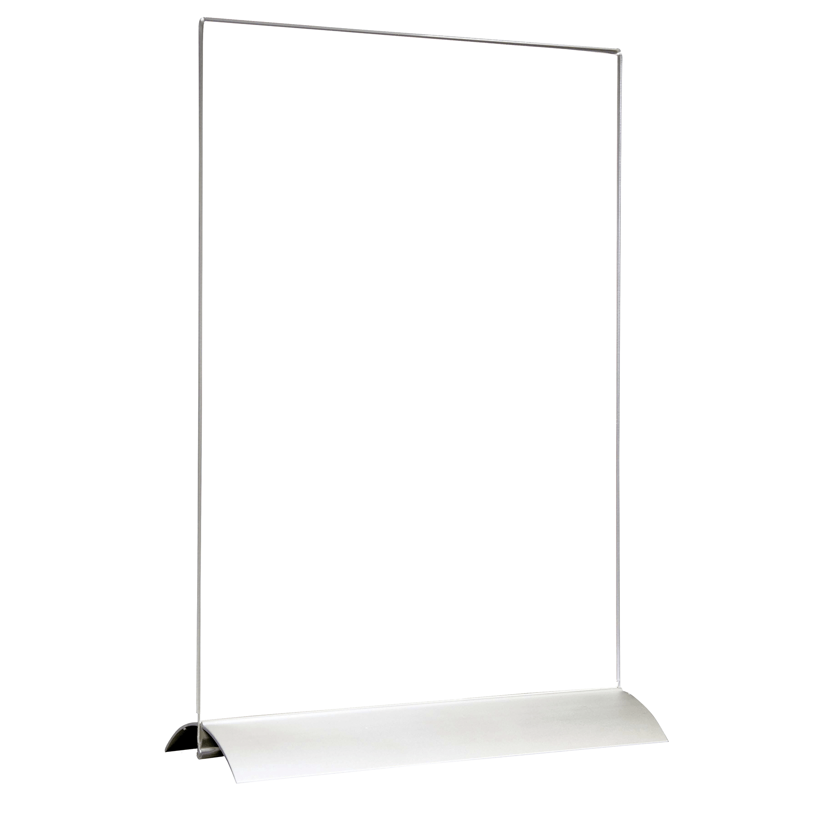 Porte-cartes de menu avec pied de serrage en acrylique  - 1