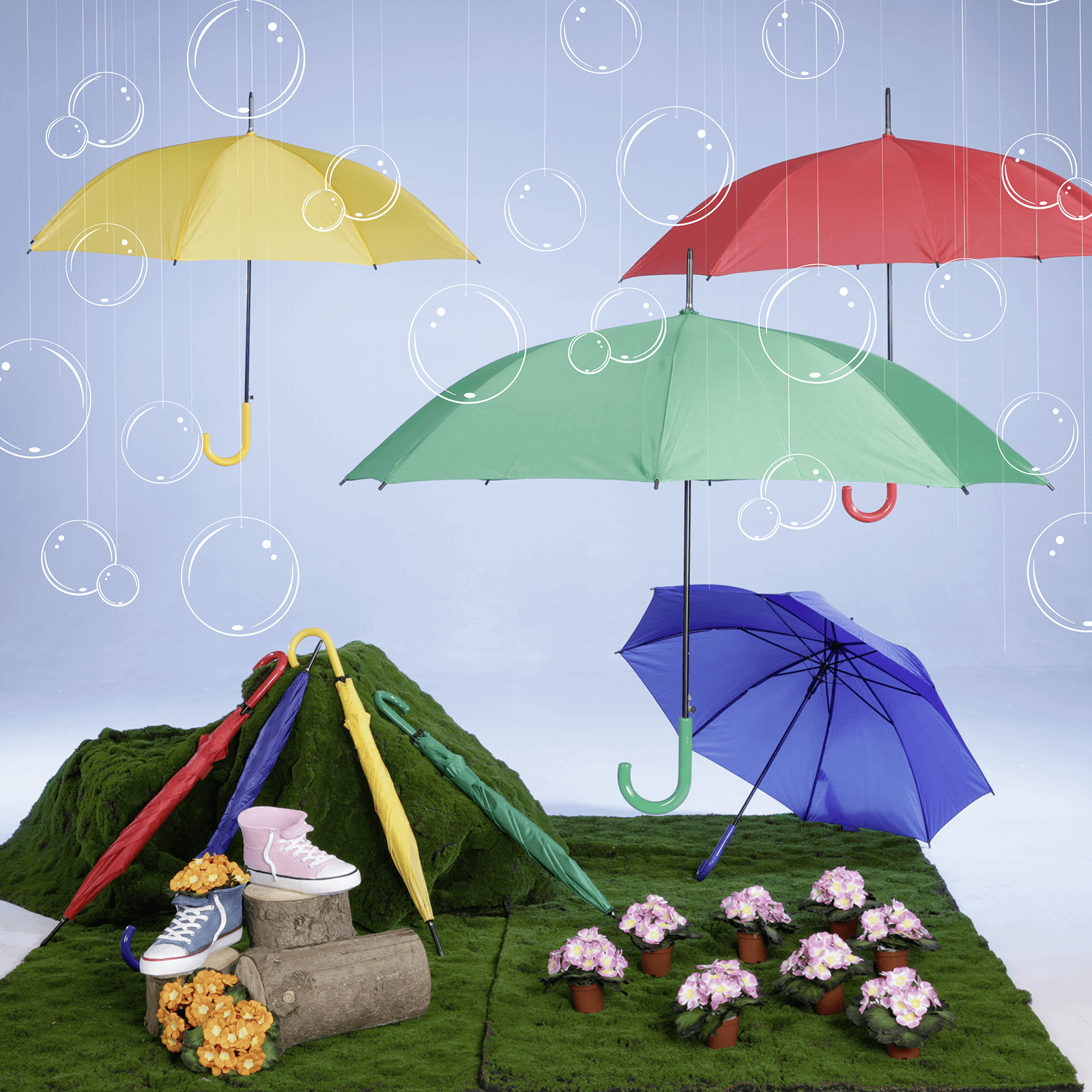 Parapluie - Parapluie automatique 100 x 84 cm - 1