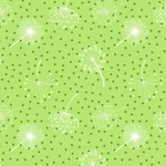 Wrapping paper dandelion green 50 cm, 50 m - 0