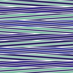 Wrapping paper "Stripes" blue / green 50 cm, 50m - 0