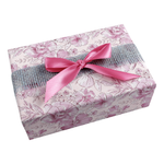 Wrapping paper flowers pink, 50cm, 50m - 1