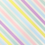 Wrapping paper pastel stripes, 50cm, 50m - 0