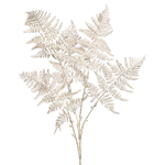 Branche de fougère artificielle dorée avec paillettes 76 cm   - 0