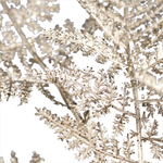 Branche de fougère artificielle dorée avec paillettes 76 cm   - 2