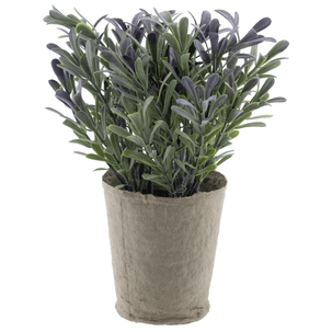 Artificial sage herbs in paper pot 20 cm