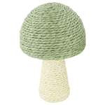 Decorative mushroom made from paper cord 22 cm - 0