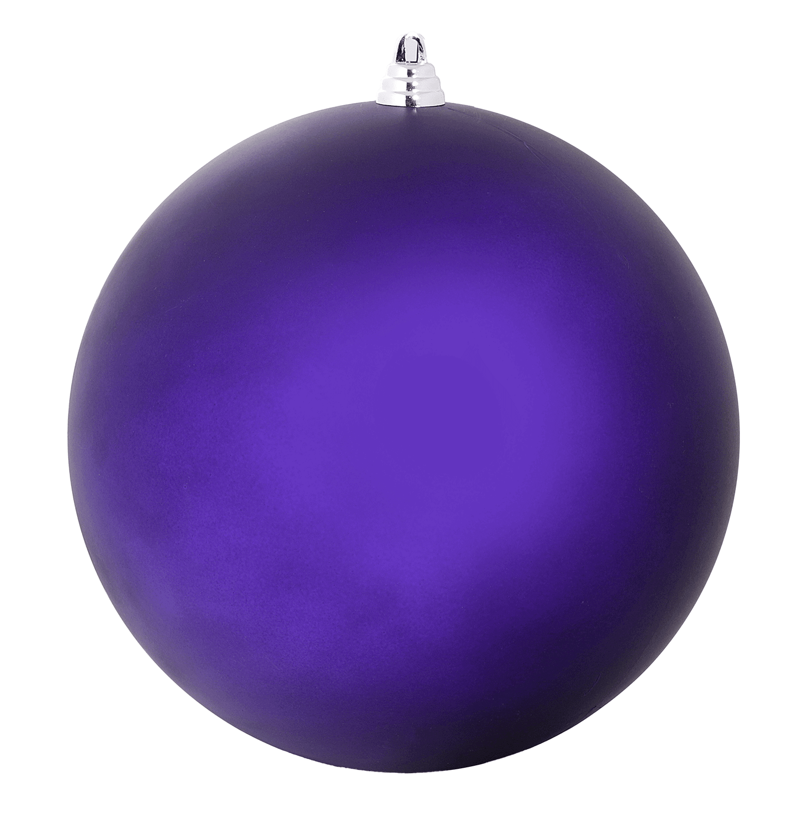 Adornos de Navidad de plástico púrpura mate - 3 Adornos de Navidad de plástico púrpura mate - 3