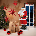 Weihnachtskugeln aus Kunststoff rot glänzend - 5