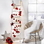 Weihnachtskugeln aus Kunststoff rot glänzend - 7