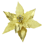 Artificial poinsettia with clip 25 cm - 1