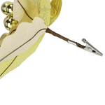 Artificial poinsettia with clip 25 cm - 3