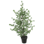 Artificial larch tree in a pot - 0