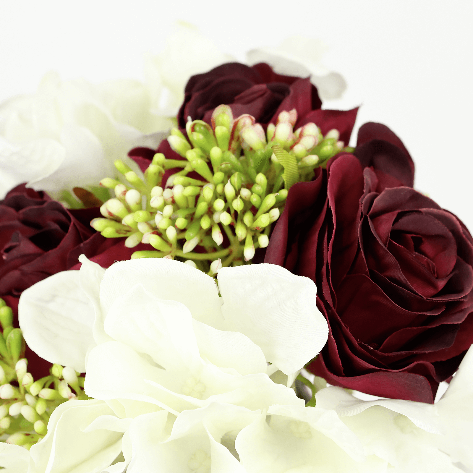 Ramo de hortensias rosas artificiales 28 cm - 4