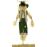 Decorative scarecrow with stick 156 cm - 0