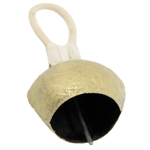 Deko Kuhglocke aus Metall 25 cm, gold - 1
