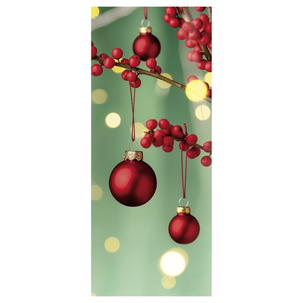 Flame retardant fabric banner "Ice waterfall" 75 x 180 cm