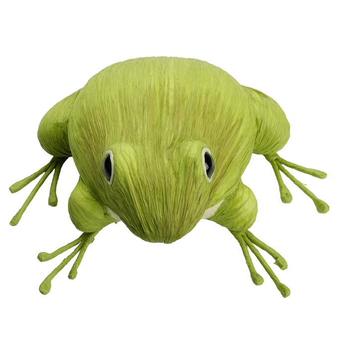 Statuette Grenouille Sur Pneu – Résine – 15,5 X 13 X 8,5 Cm – Déco Jardin, Balcon, Piscine – Flottante – Sans Danger Enfants