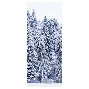 Flame retardant fabric banner "Ice waterfall" 75 x 180 cm