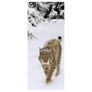 Flame retardant fabric banner "Ice waterfall" 75 x 180 cm